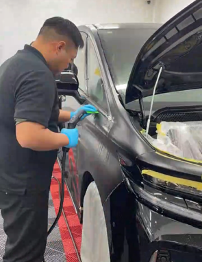 ヴェルファイア　マット化　PPF　プロテクションフィルム